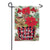 Custom Decor Garden Flag - Poinsettia Arrangement