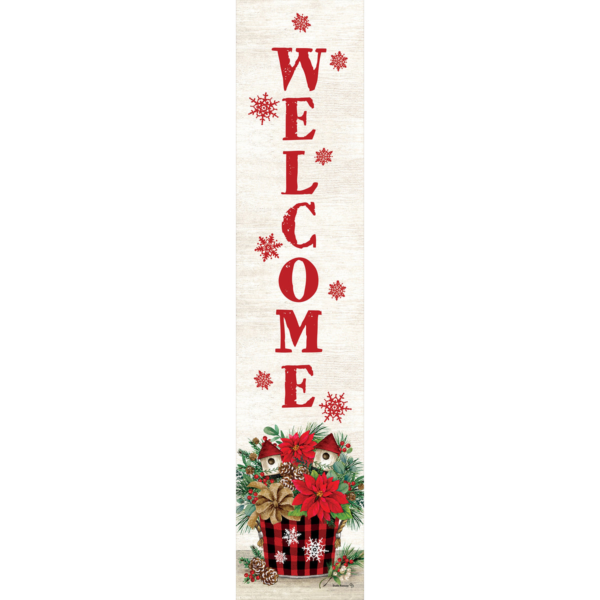 Custom Decor Yard Expression - Poinsettia Arrangement