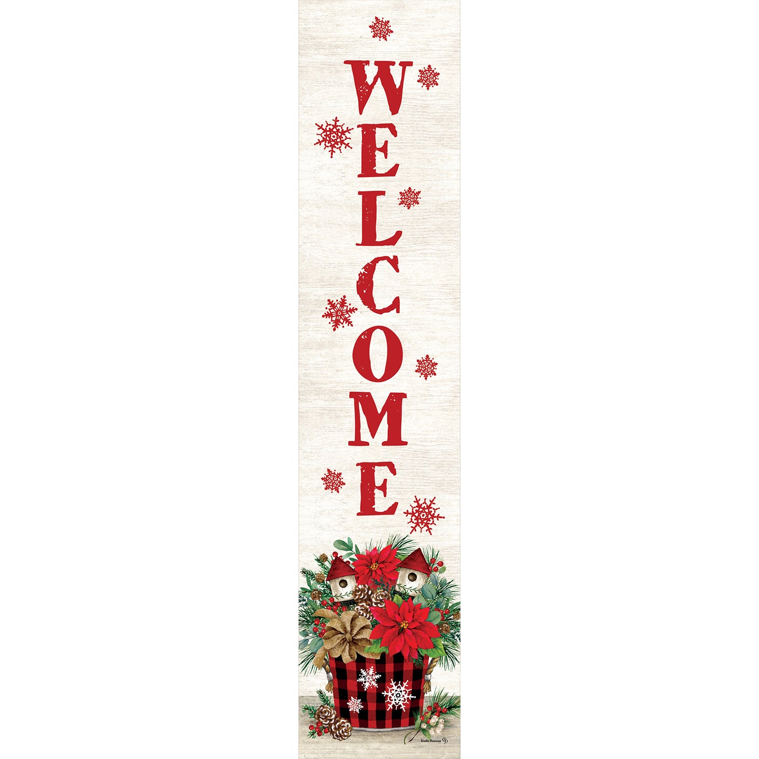 Custom Decor Yard Expression - Poinsettia Arrangement