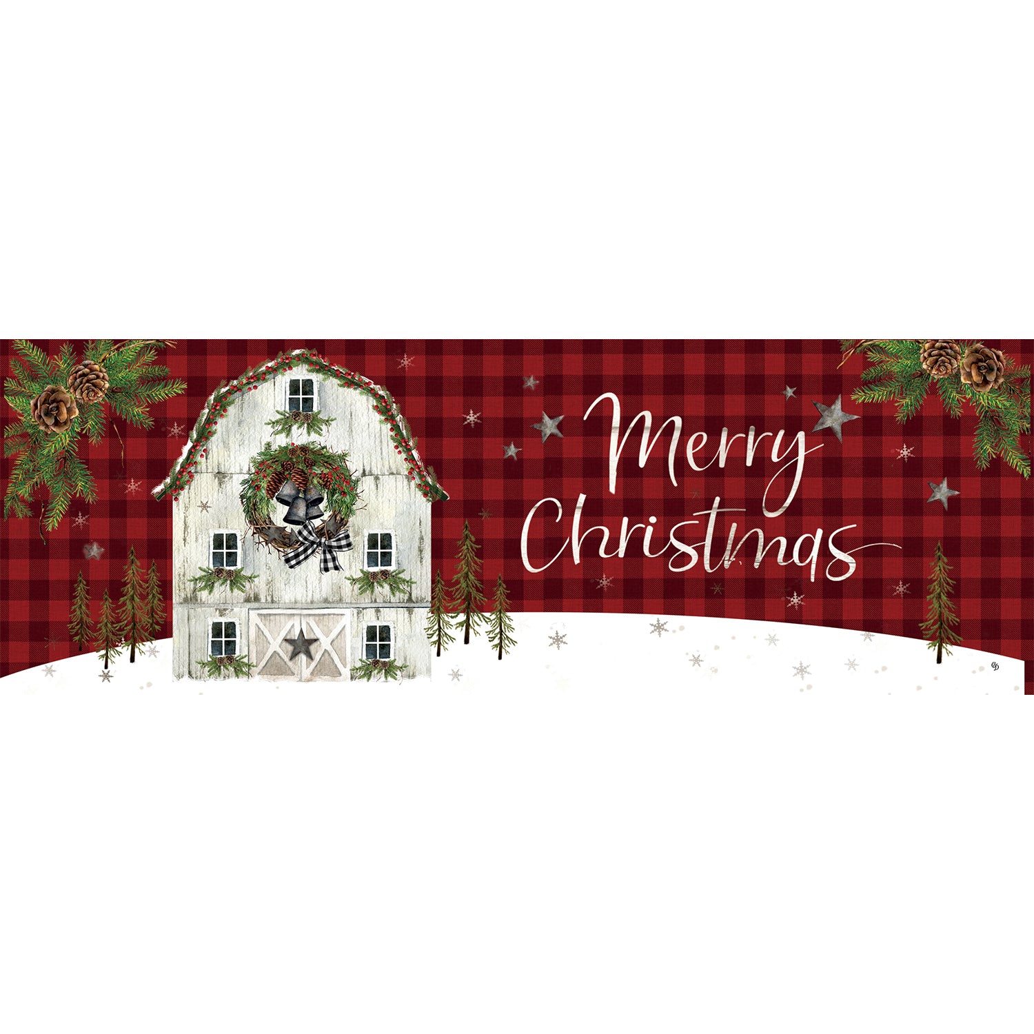 Custom Decor Christmas Barn Signature Sign