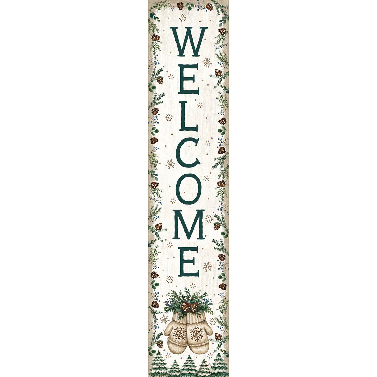 Custom Decor Yard Expression - Mittens & Pinecones