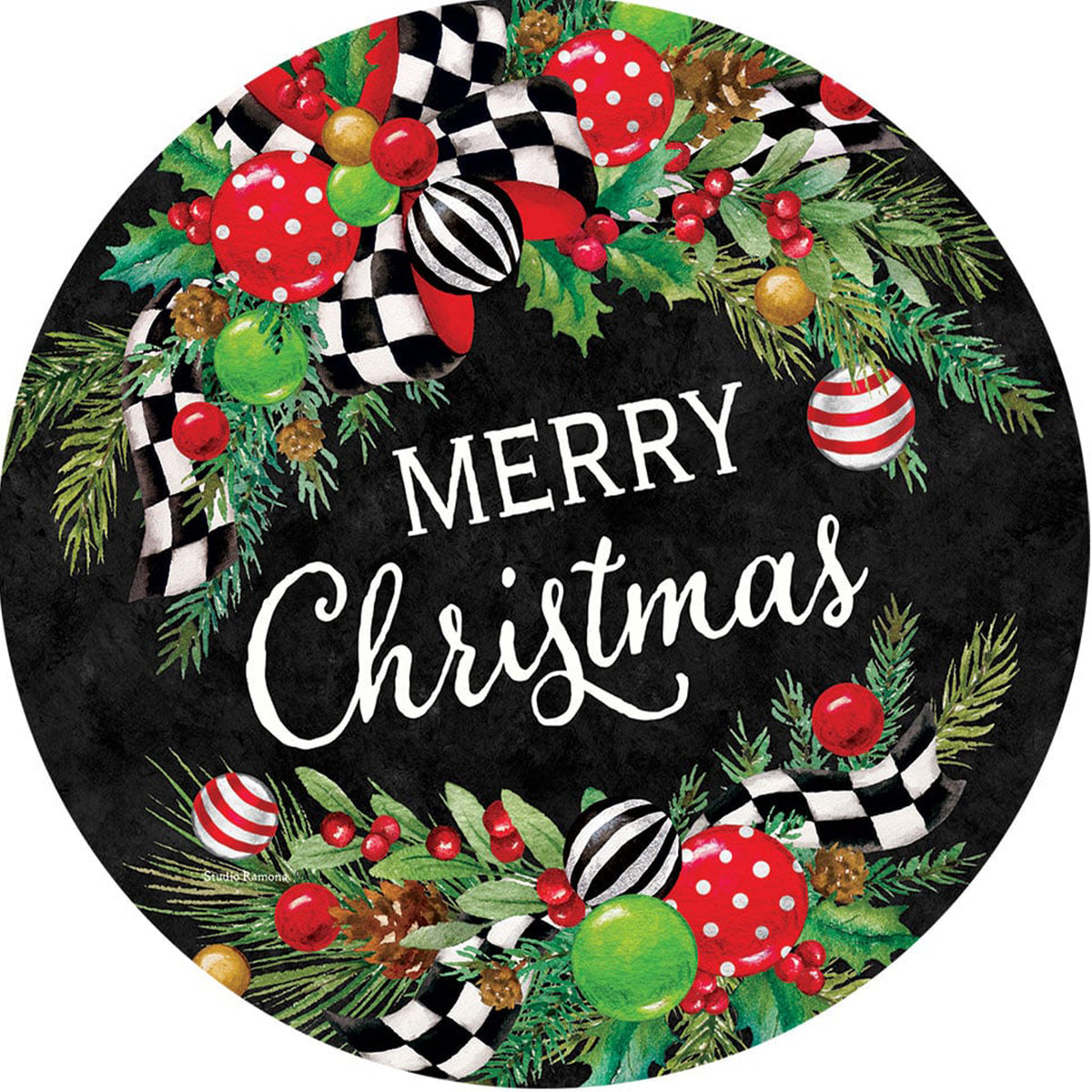 Custom Decor Accent Magnet - Christmas Swag