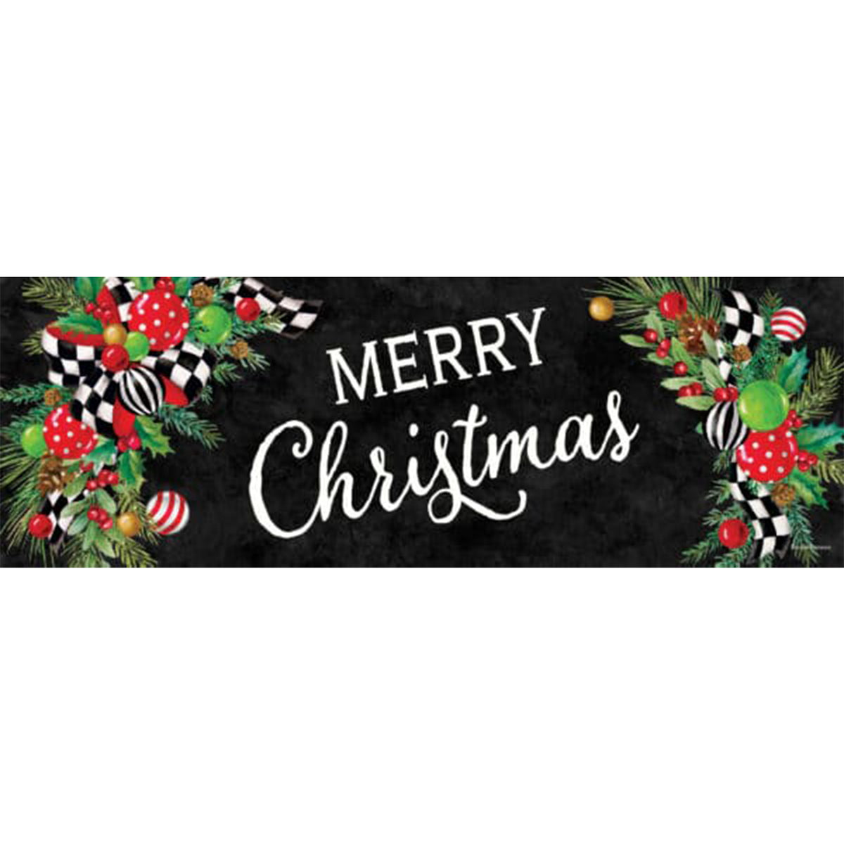 Custom Decor Christmas Swag Signature Sign