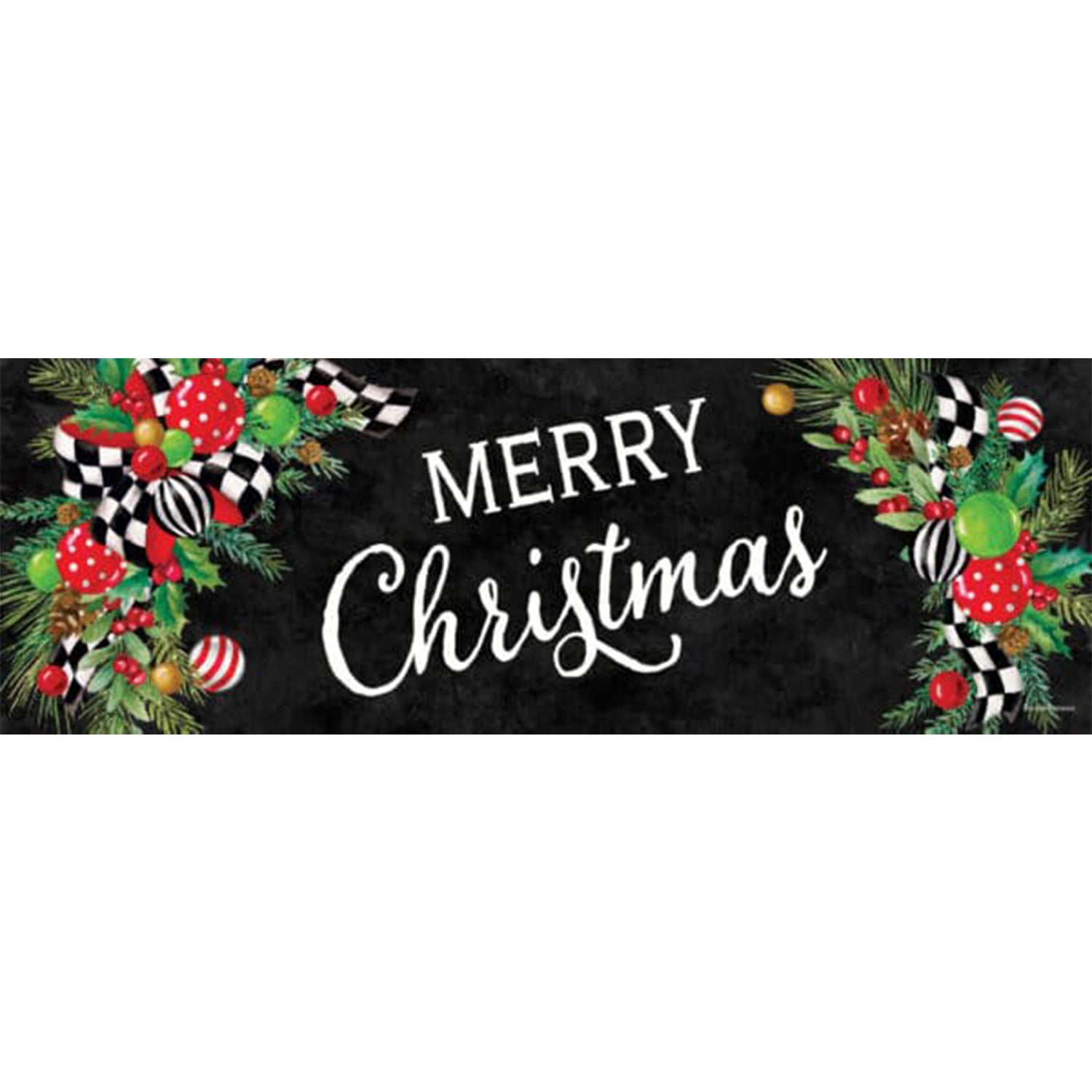 Custom Decor Christmas Swag Signature Sign