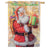Custom Decor Santa on Gold House Flag