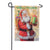 Custom Decor Santa on Gold Garden Flag