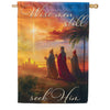 Custom Decor House Flag - Wise Men