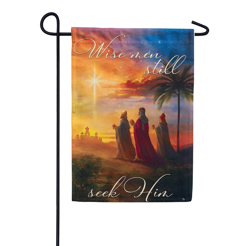 Custom Decor Garden Flag - Wise Men