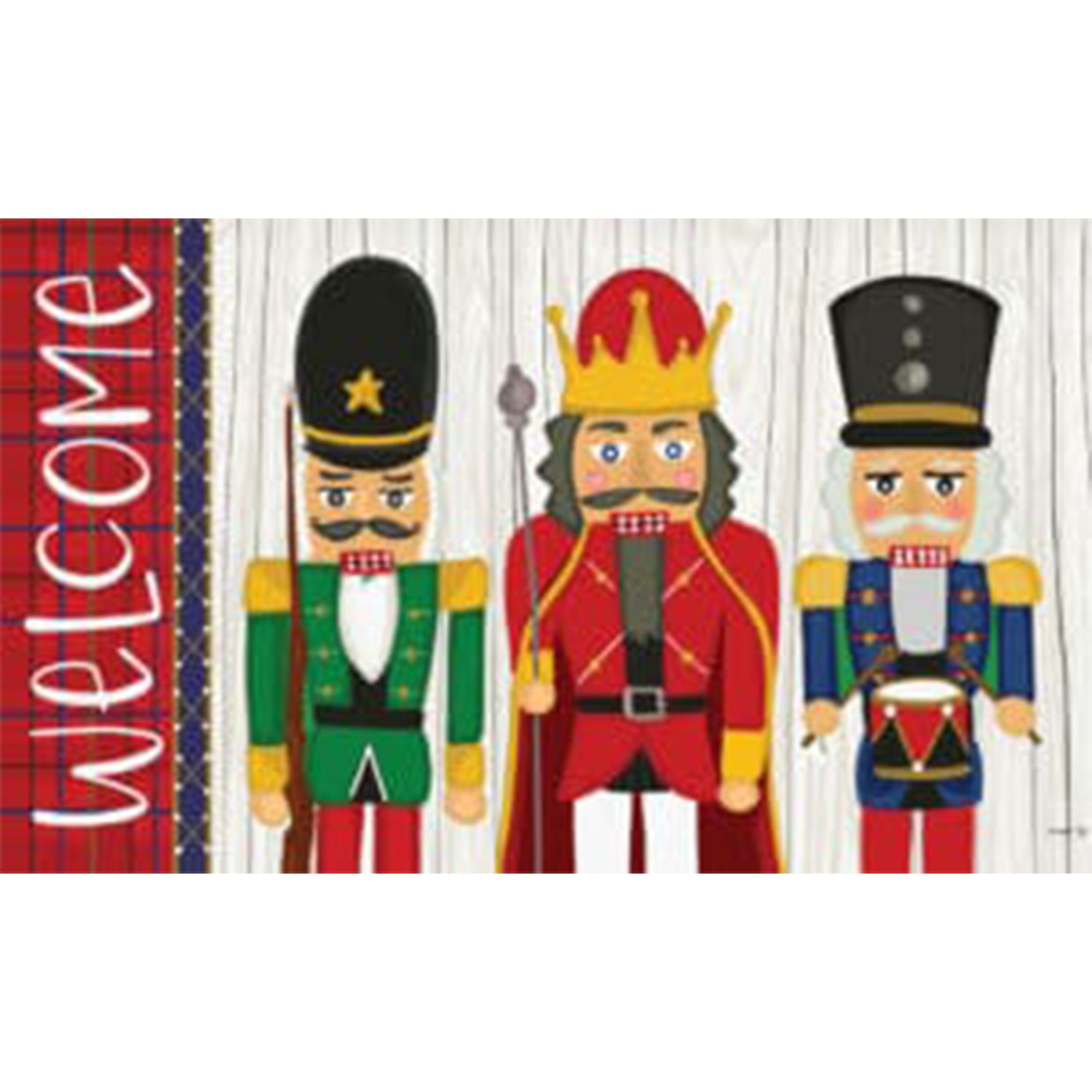 Custom Decor Mat - Nutcrackers
