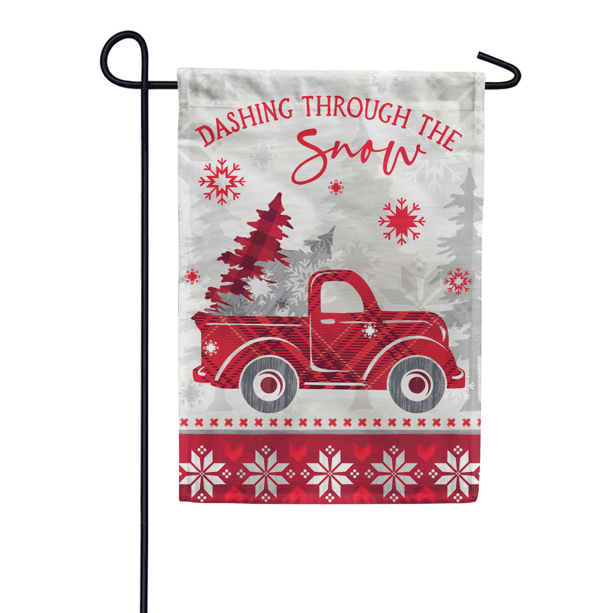 Custom Decor Garden Flag - Dashing Truck