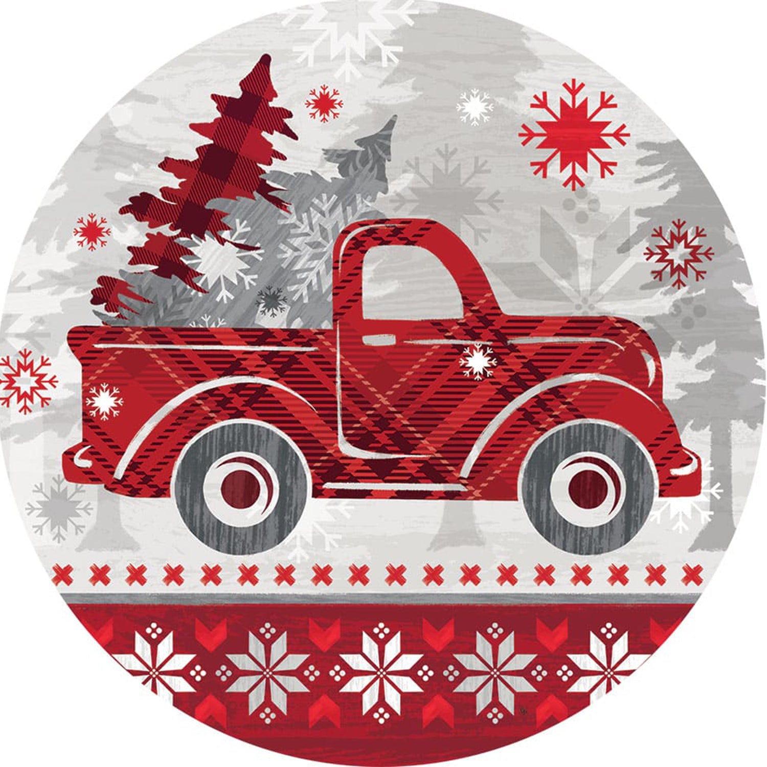 Custom Decor Accent Magnet - Dashing Truck