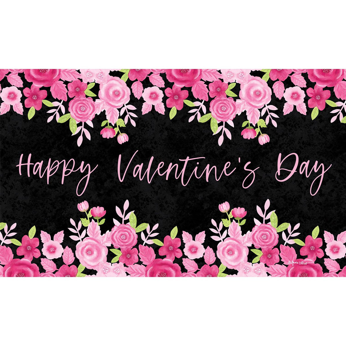 Valentine's Floral Mat
