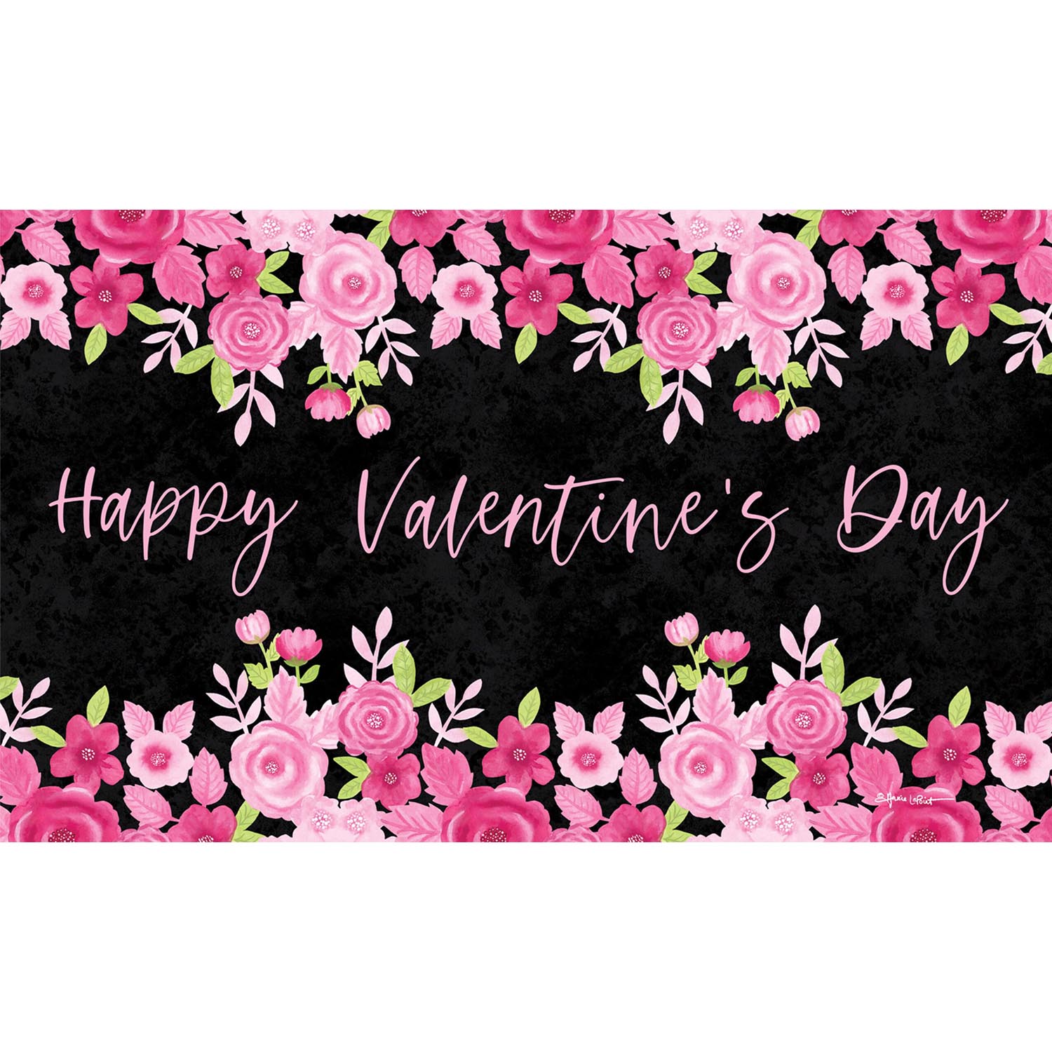 Valentine's Floral Mat