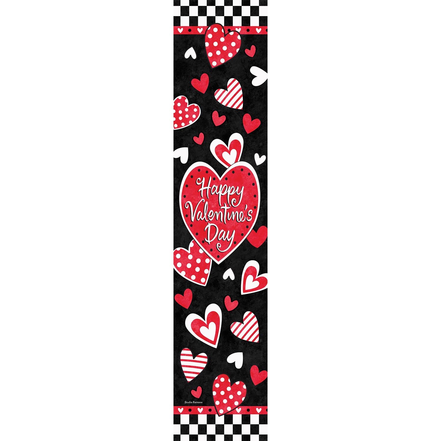 Valentine's Check Yard Expression