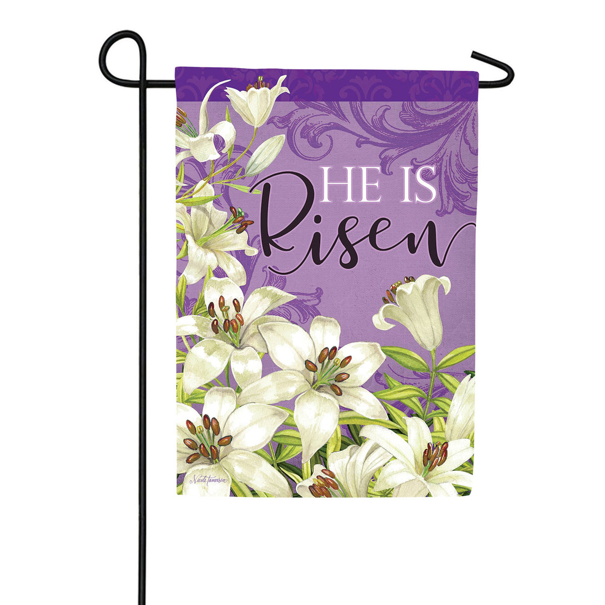 Easter Lilies Double Sided Garden Flag