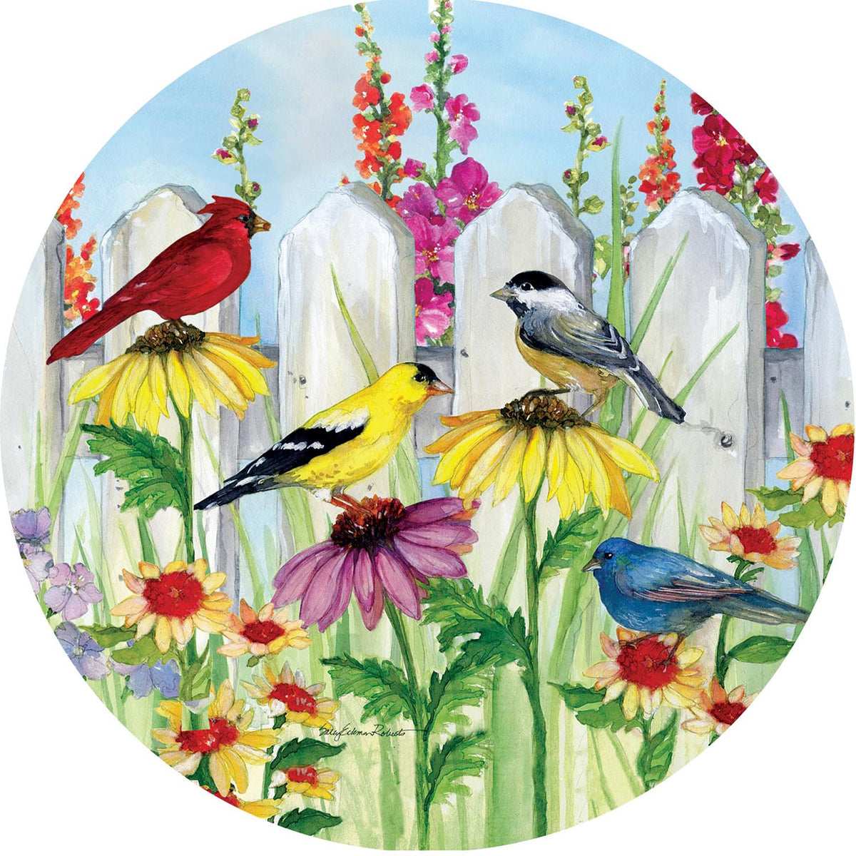 Songbird Fence Accent Magnet