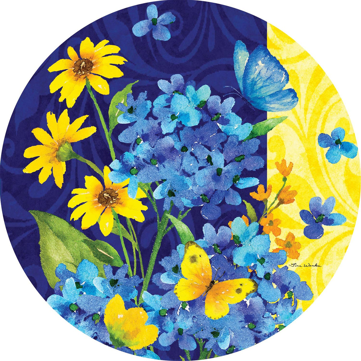 Bless Hydrangeas Accent Magnet