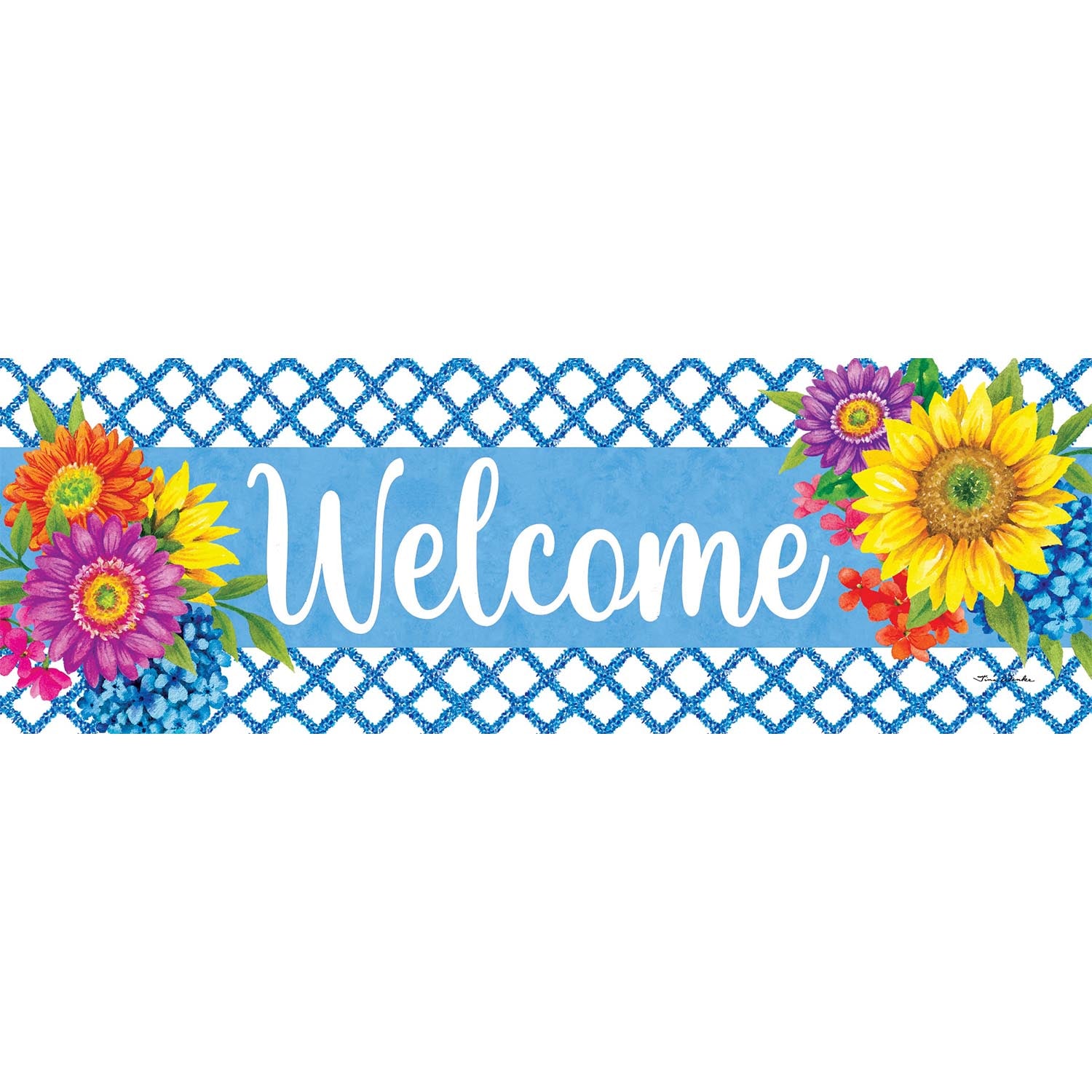 Floral Vines Signature Sign