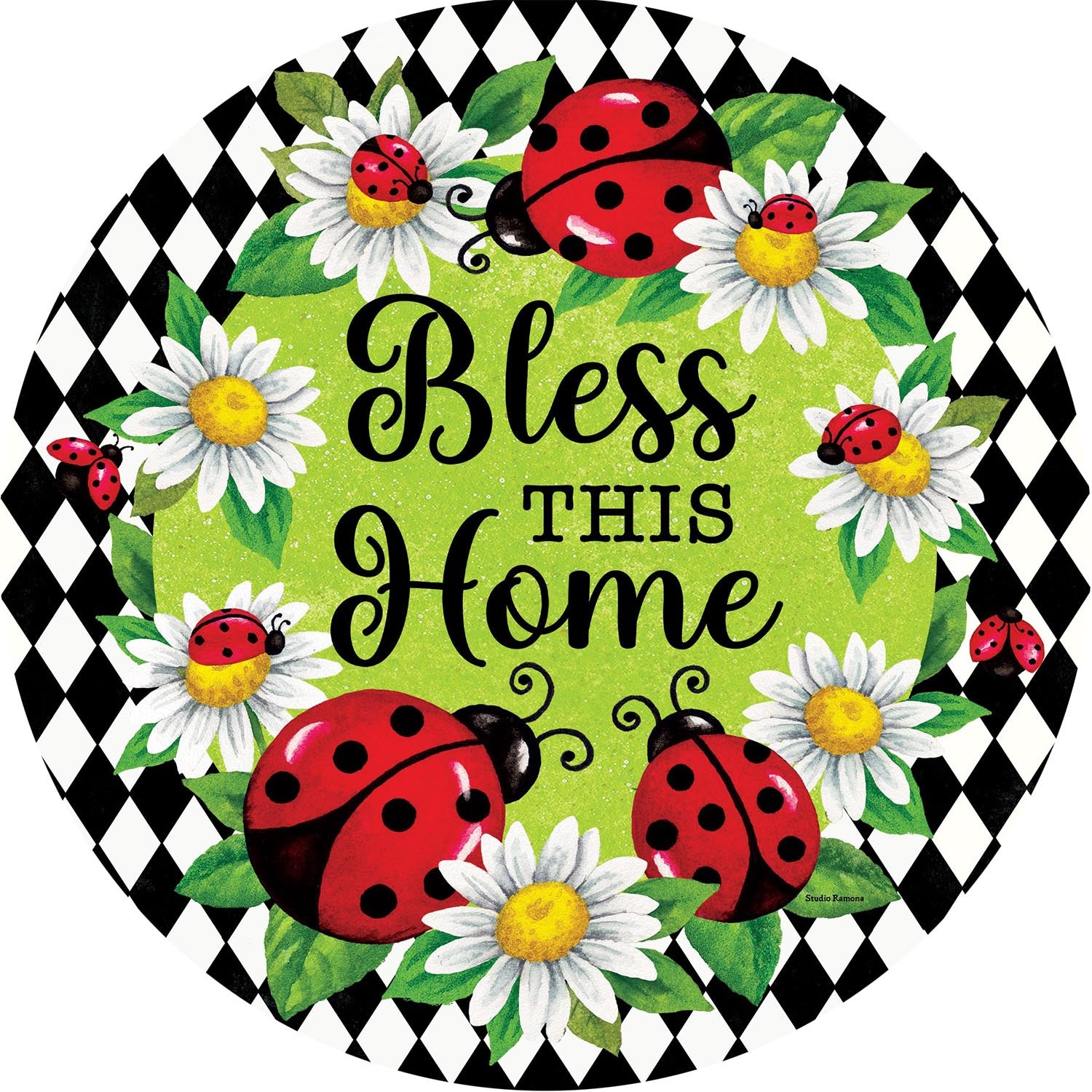 Ladybug Diamond Accent Magnet