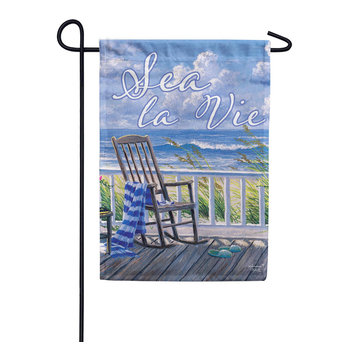 Sea La Vie Double Sided Garden Flag
