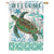 Sea Green Turtle Double Sided House Flag