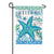 Teal Starfish Double Sided Garden Flag