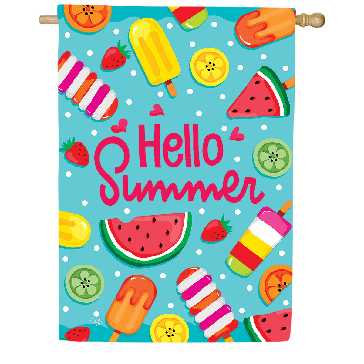 Popsicles Double Sided House Flag