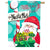 Evergreen North Pole Welcome Burlap House Flag