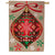 Evergreen Vivid Christmas Ornament Burlap House Flag