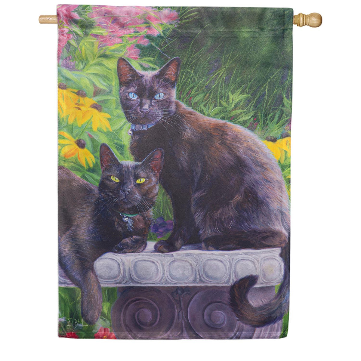 Black Beauties House Flag