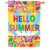 Tropical Hello Summer Double Sided Suede House Flag