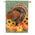 Grateful Gatherings Turkey Double Sided Suede House Flag
