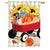 Wagon Filled Pumpkin Double Sided Suede House Flag