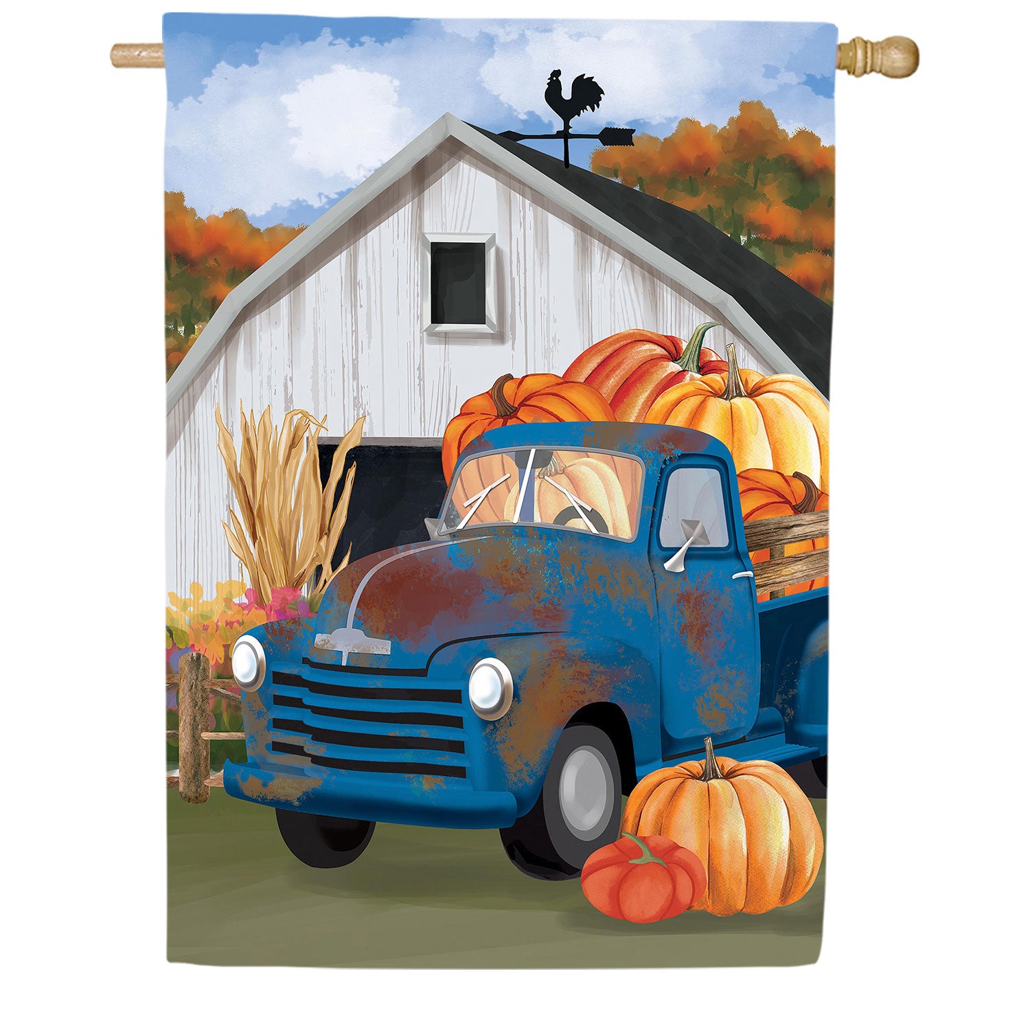 Barns & Harvest Double Sided Suede House Flag