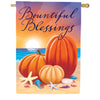 Beach Harvest Double Sided Suede House Flag