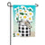Milk Can with Daisies Burlap Garden Flag