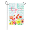 Evergreen Rejoice Cross Burlap Garden Flag