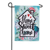 Evergreen Home Sweet Home Burlap Garden Flag
