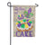 Mardi Gras Let Them Eat Cake Burlap Garden Flag