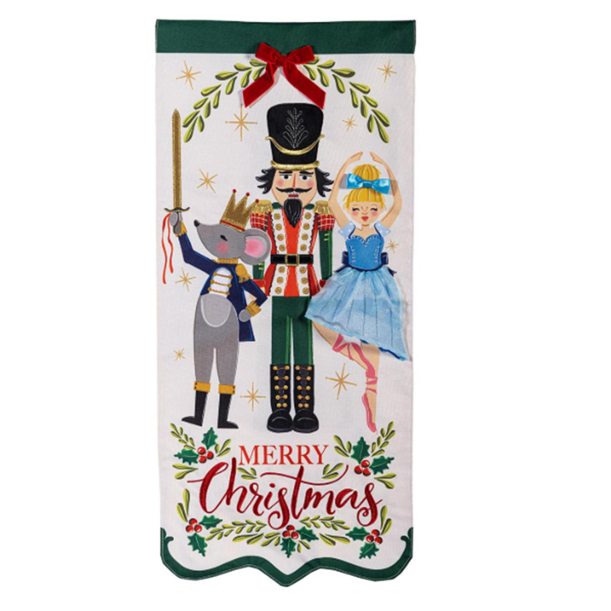 Evergreen Nutcracker Christmas Everlasting Impressions Textile Decor