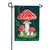 Welcome Friends Mushroom Garden Linen Garden Flag
