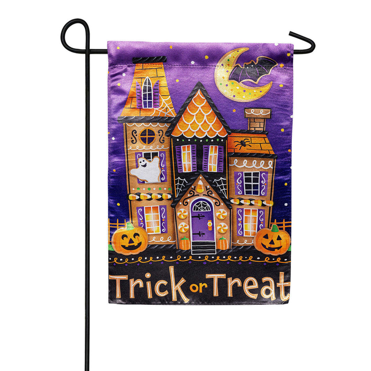 Evergreen Lustre Trick or Sweets Garden Flag