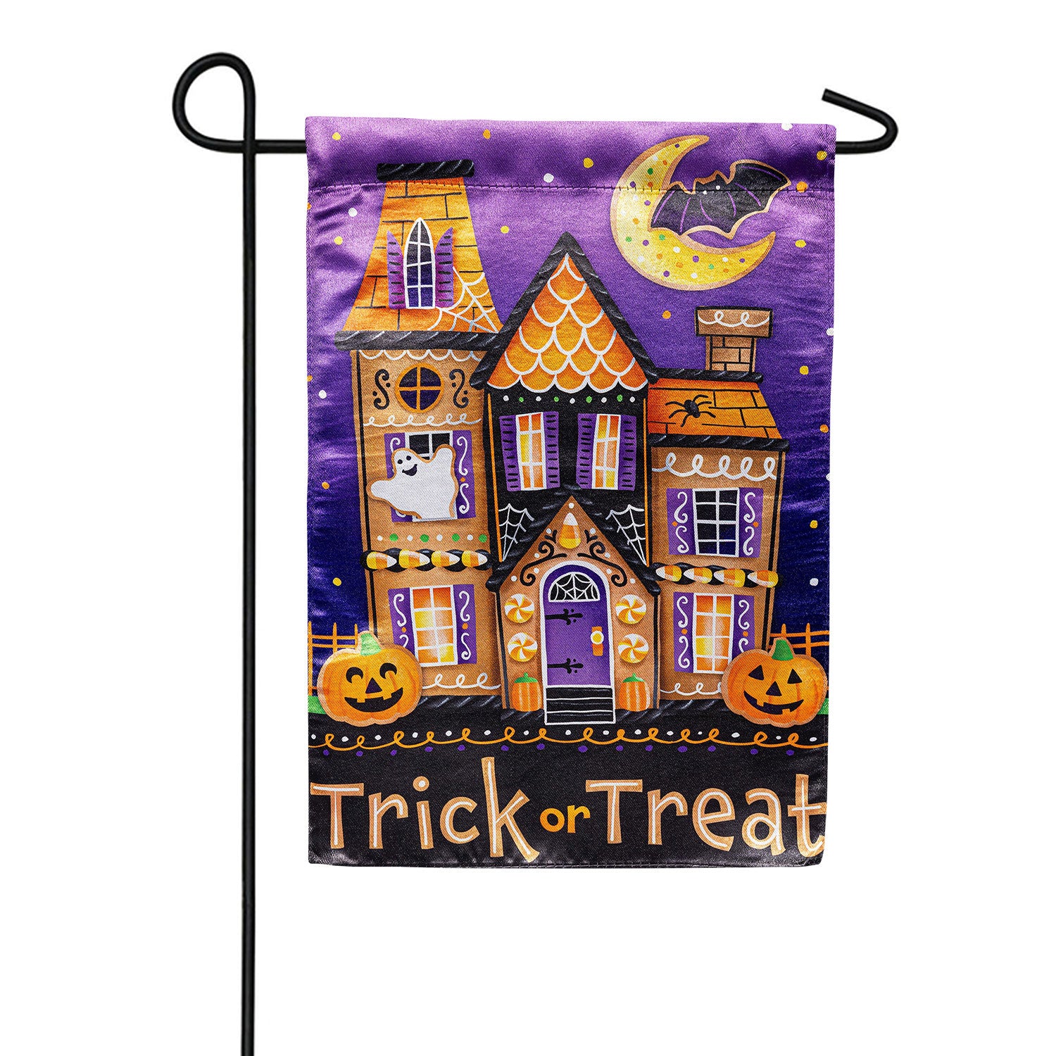 Evergreen Lustre Trick or Sweets Garden Flag