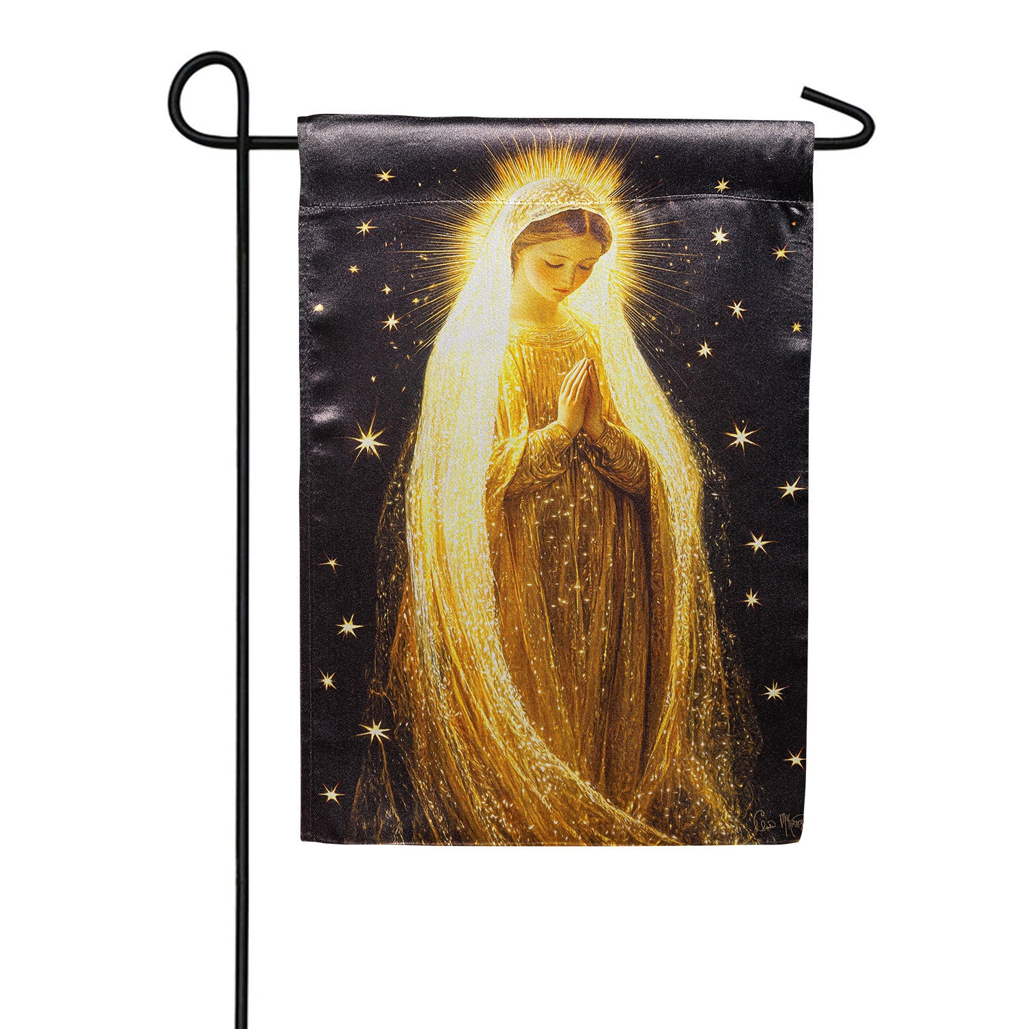 Evergreen Lustre Radiant Mary Garden Flag