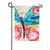 Folk Butterfly Moire Garden Flag