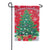 Seasons Greeting Trees Double Sided Garden Flag