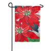 Elegant Poinsettia Double Sided Garden Flag