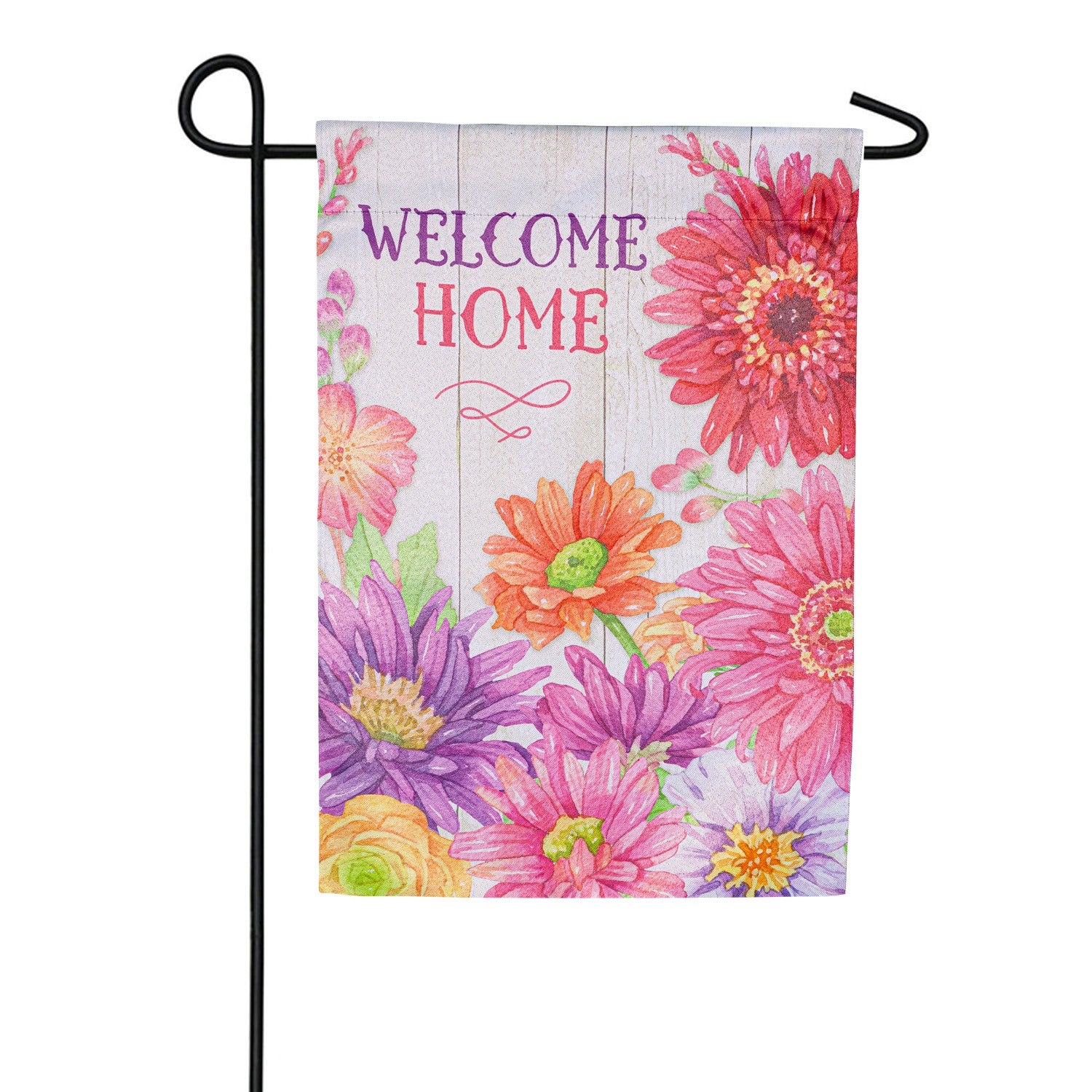 Evergreen Welcome Home Spring Garden Flag