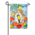 Yellow Finches Suede Double Sided Garden Flag
