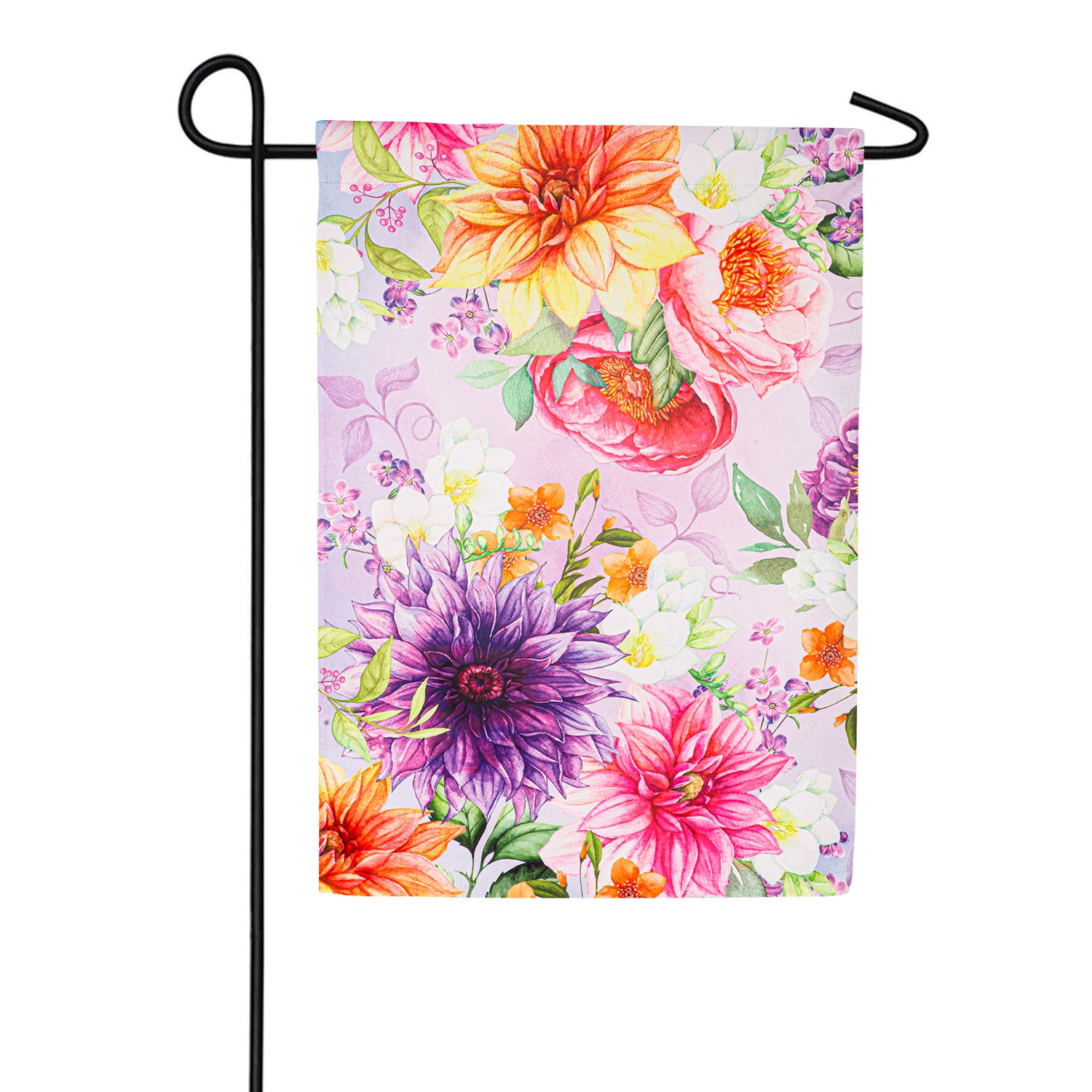 Evergreen Rhapsody in Bloom Garden Flag